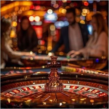 Live-dealer blackjack table displayed on mobile phone with chat sidebar